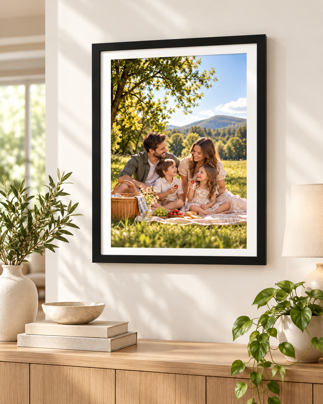 14" x 20" Custom Framed Photo
